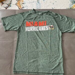 Rivalry Threads Green Miami Hurricanes Tee